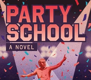 Jon Harts Party School seeks to challenge the elitism surrounding college admissions. While entertaining, it falls short of thorough criticism. Cover art by Siori Kitajima.